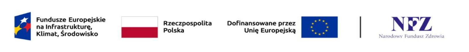 Fundusze Europejskie · Rzeczpospolita Polska · Dofinansowane przez Unię Europejską · NFZ