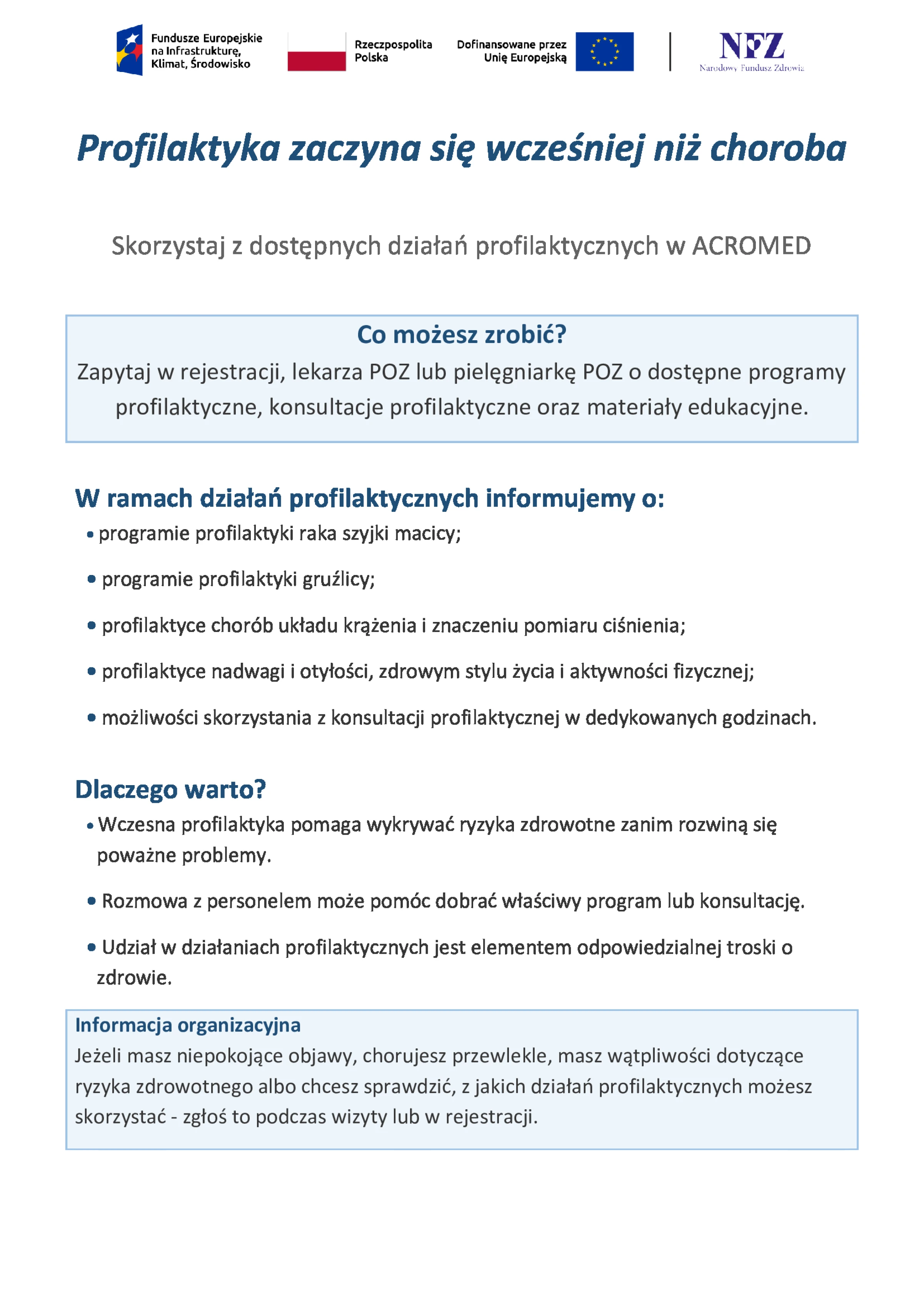 Komunikat profilaktyczny